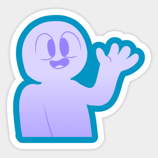 Lavender Guy Sticker